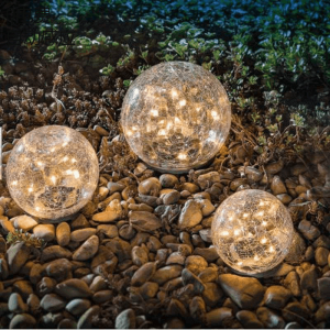 Solar Glass Floor Insert Can Outdoor Decorative Light